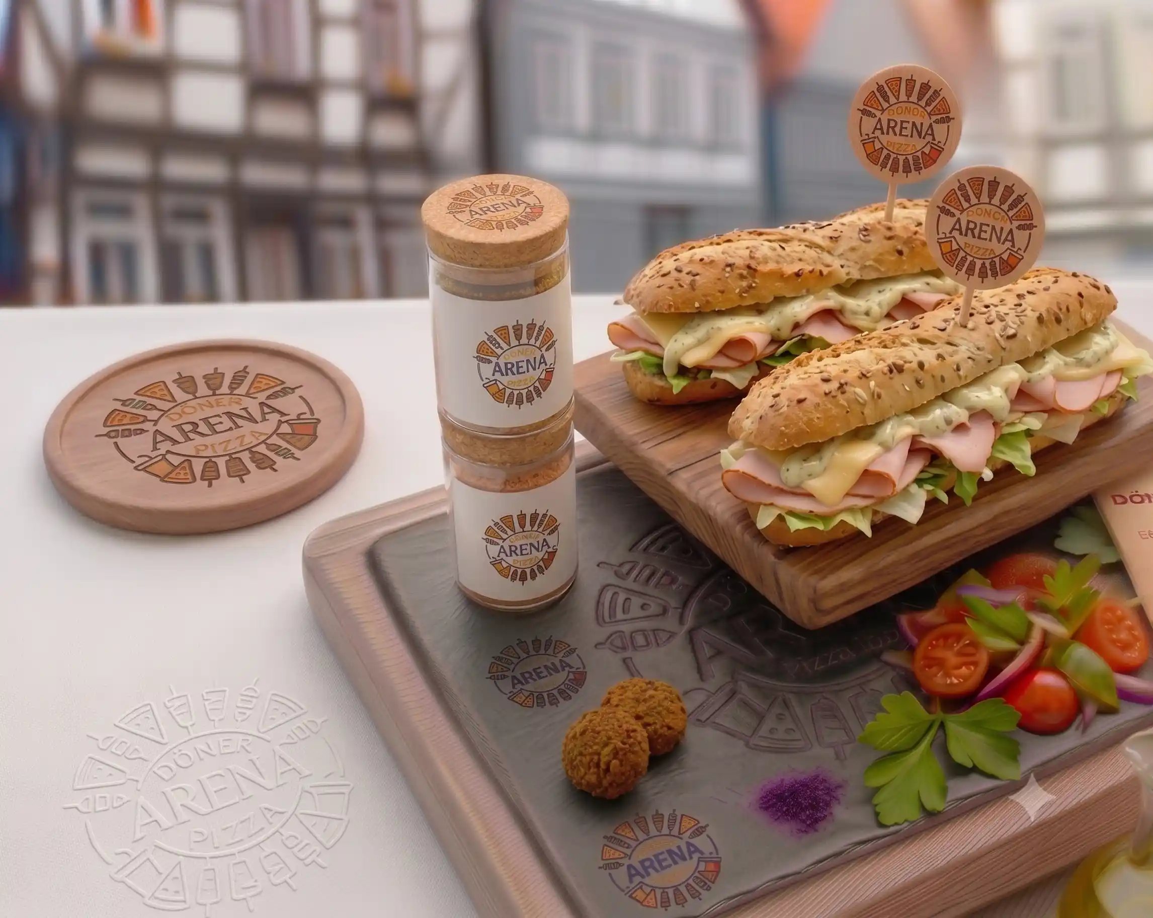 Baguettes Schinken