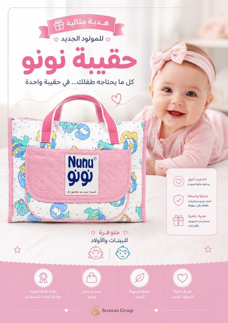 حقيبة نونو | العناية بطفلك في حقيبة واحدة